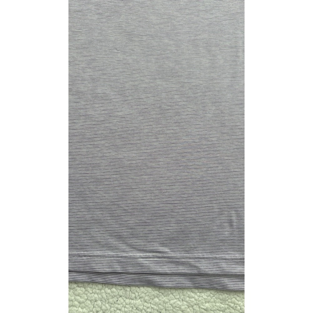 Mens Vineyard Vines Performance Polo Shirt Purple Stripe Short Sleeve Size L - Picture 5 of 14